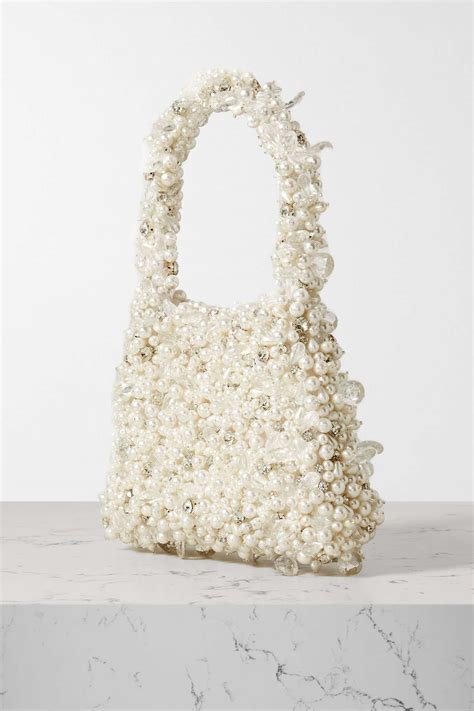 clio peppiatt crystal pearl bag.